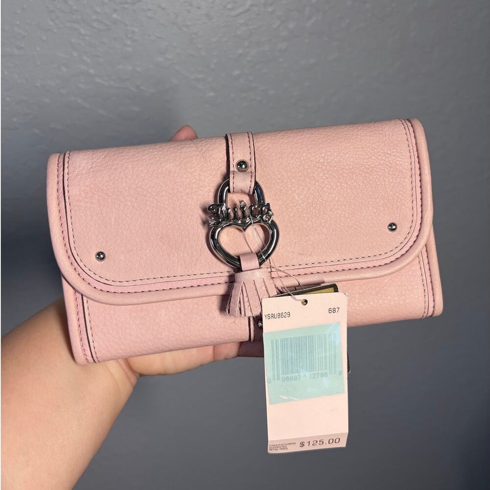 Juicy Couture Pink Leather Wallet NEW y2k VTG